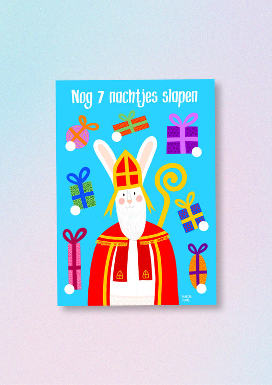 Sinterklaas aftelposter