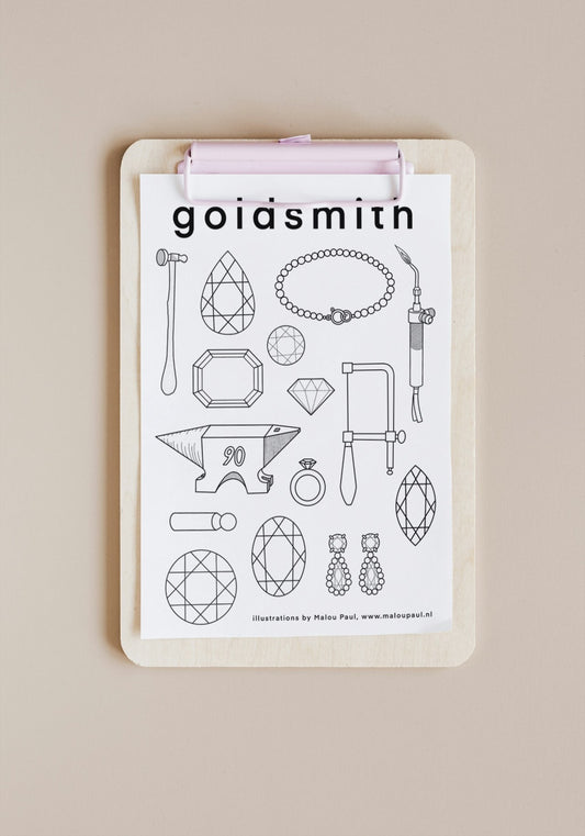 Colouring page goldsmith