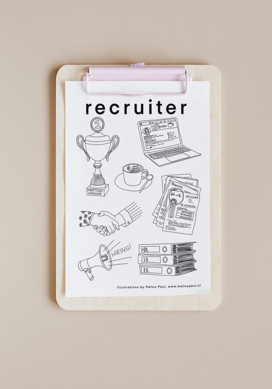 Colouring page recruiter
